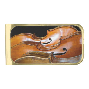 Cellos Gold Finish Money Clip
