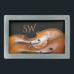 Cellos Monogram Belt Buckle<br><div class="desc">Group of musical instruments,  in this case the cello</div>