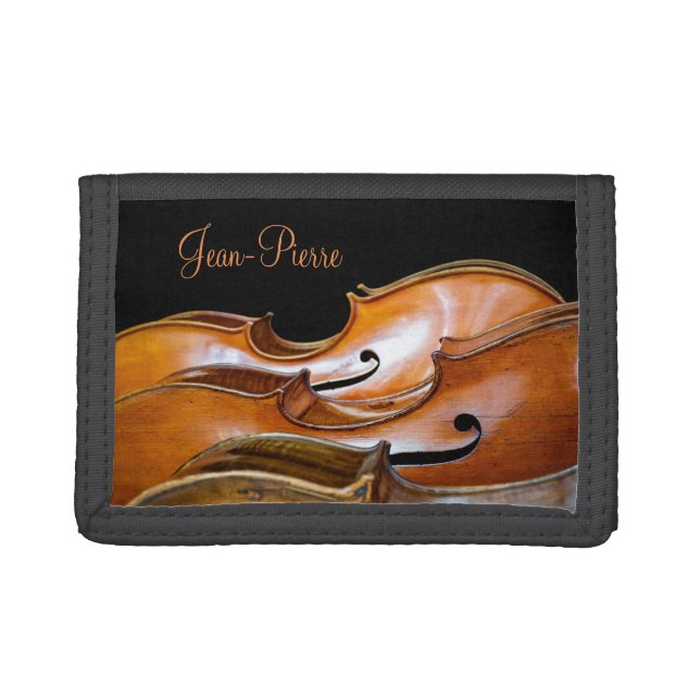 Cellos w Name Tri-fold Wallet (Front)