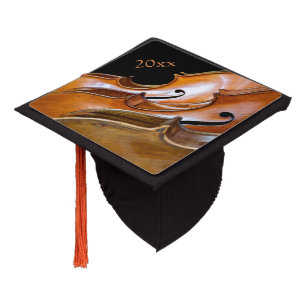 Cellos with year graduation cap topper