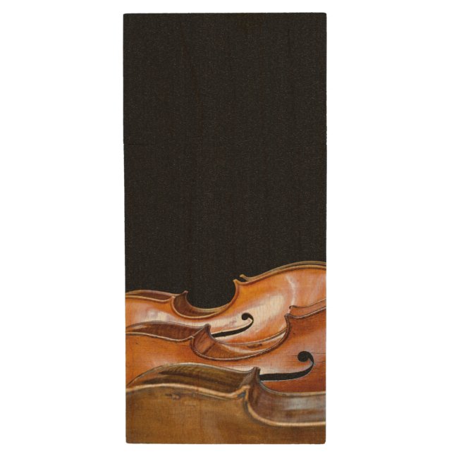 Cellos Wood Flash Drive (Front Vertical)