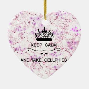 Cellphie Heart Ornament