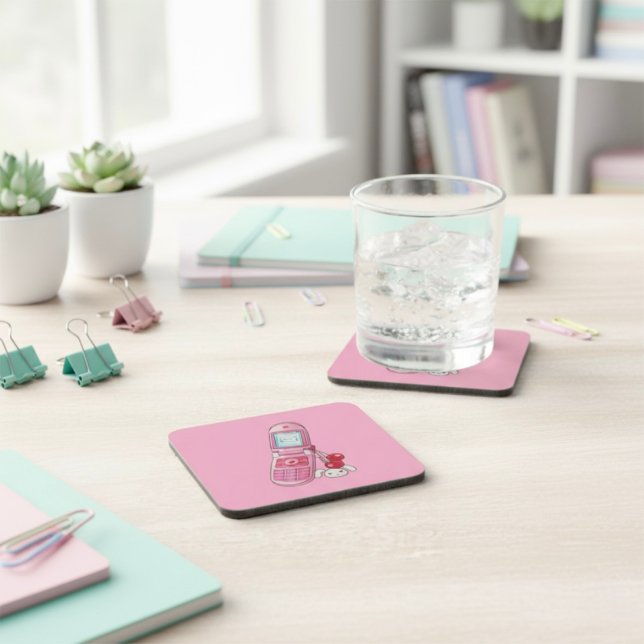 Cellphone Beverage Coaster (Creator Uploaded)