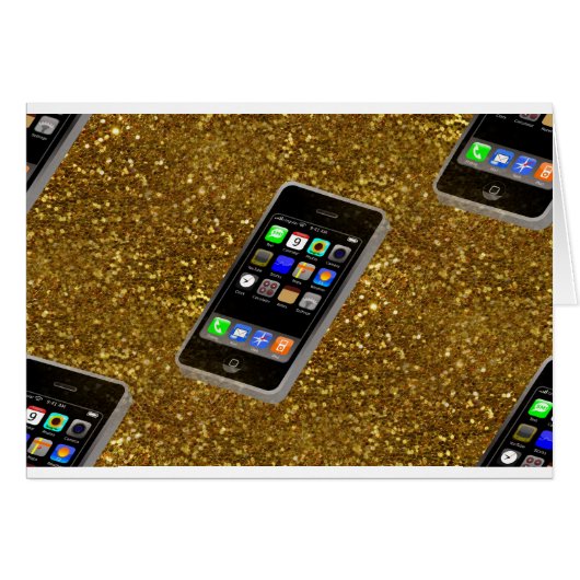 cellphone bling cards (Front Horizontal)