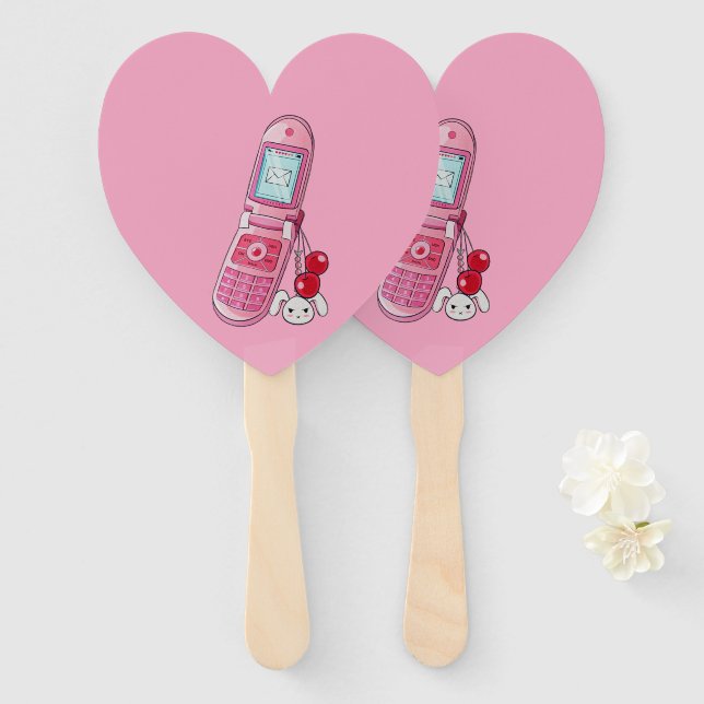 Cellphone Hand Fan (Front and Back)