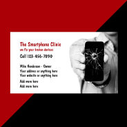 Cellphone Repair Services Business Card at Zazzle