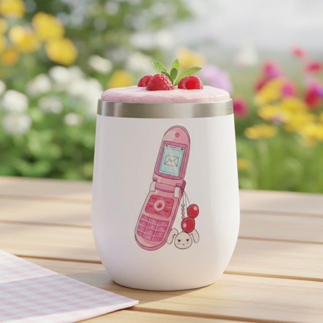 Cellphone Thermal Wine Tumbler (Creator Uploaded)