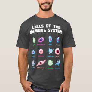 Cells Of The Immune System Biology Molecular Biolo T-Shirt