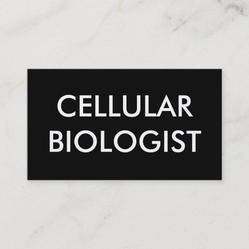 cellular biologist business card templates