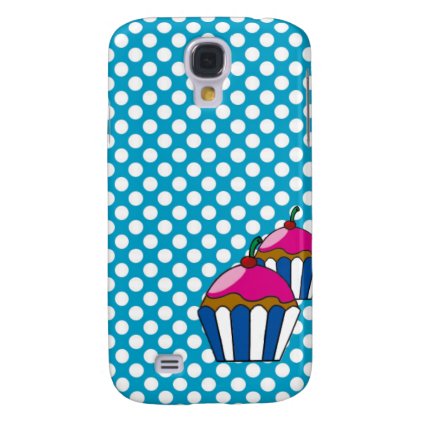 Cellular layer of cupcake and small balls samsung galaxy s4 cover