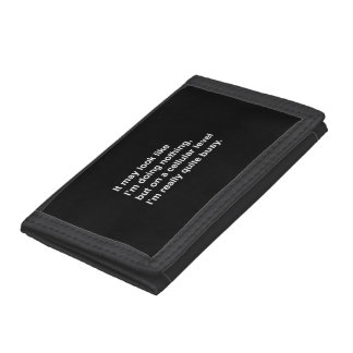 Cellular Level Tri-fold Wallet