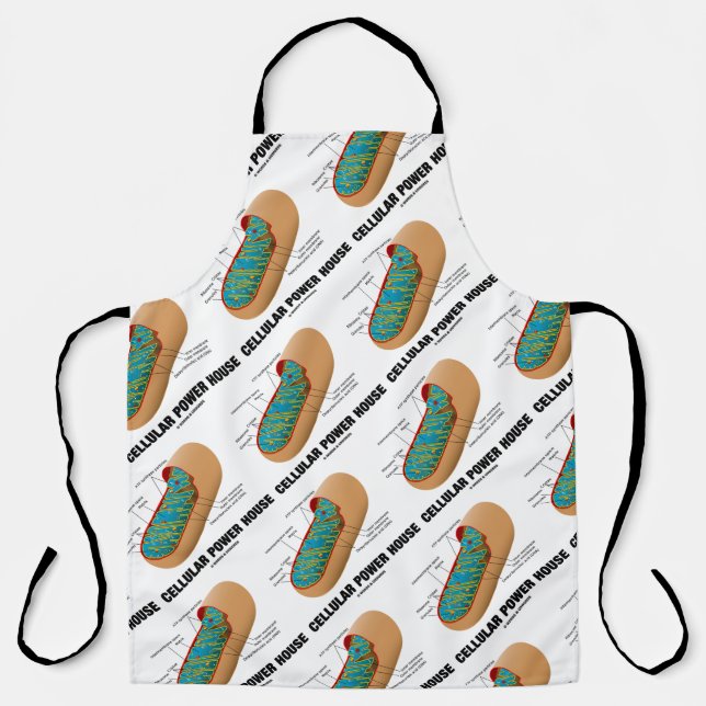 Cellular Power House Mitochondrion Apron (Front)