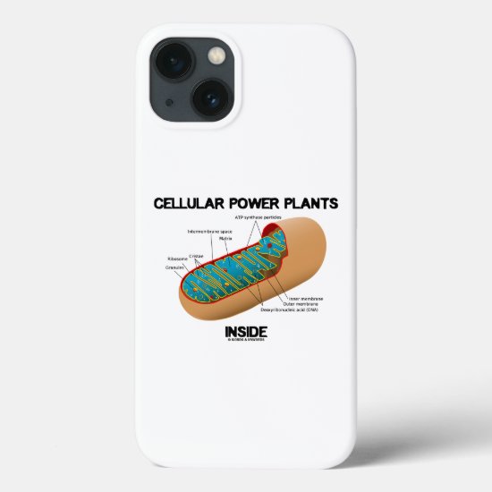 Cellular Power Plants Inside Mitochondrion iPhone 13 Case