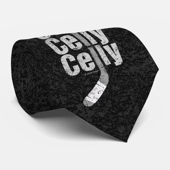 Celly Celly Celly (Hockey) Neck Tie (Rolled)