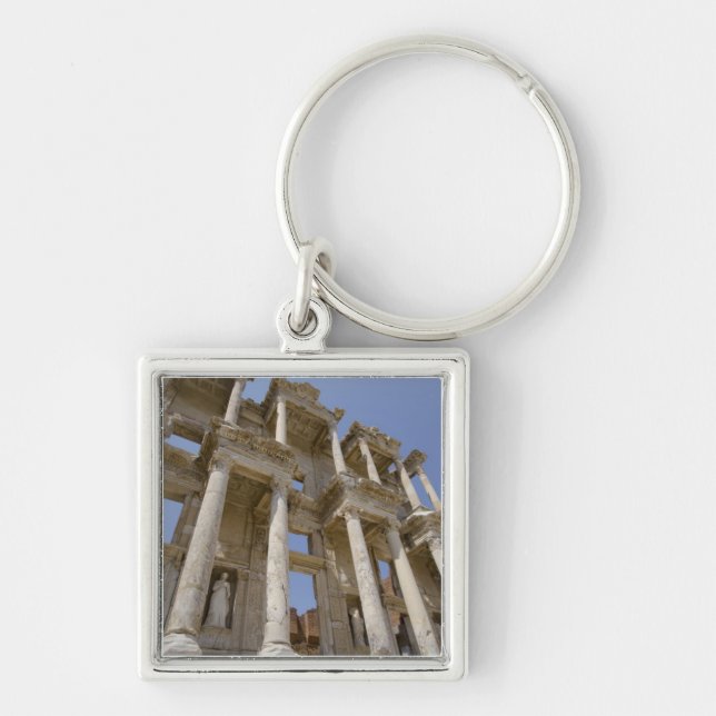 Celsus Library, built in AD 114-117 Keychain (Front)