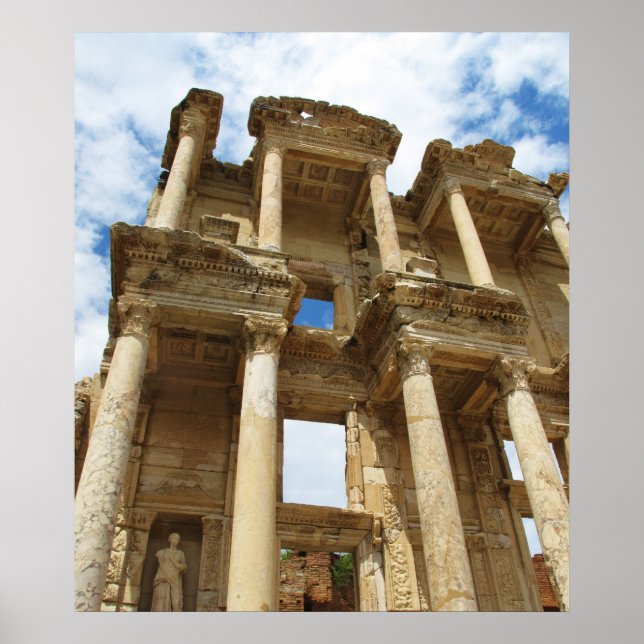 Celsus Library in Ephesus poster (Front)