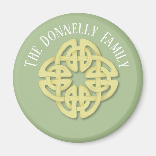 Celtic, 2¼ Inch Round Magnet (Front)