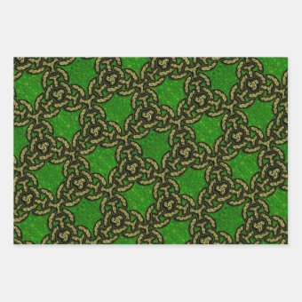 Celtic All The Way Sampler Wrapping Paper Sheets | Zazzle