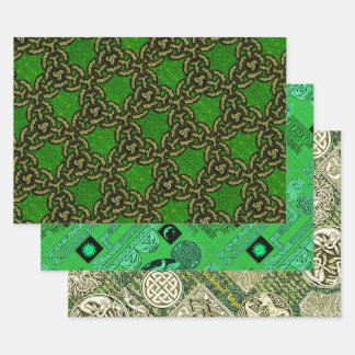 Celtic All The Way Sampler Wrapping Paper Sheets