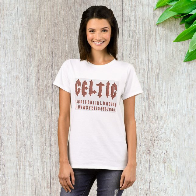 Celtic Alphabet Font T-Shirt (Creator Uploaded)