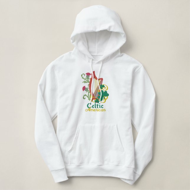 Celtic American Embriodered Shirt (Design Front)