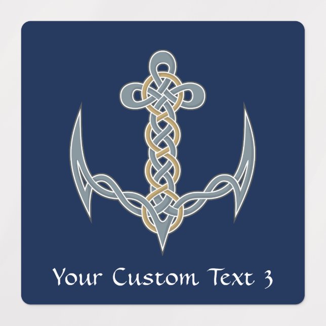 Celtic Anchor 1 Labels (Design 3)