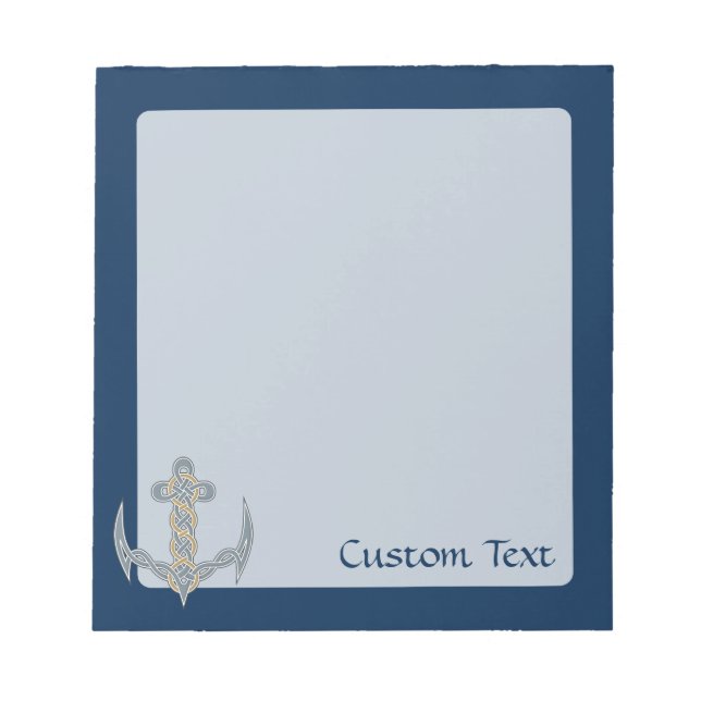 Celtic Anchor 1 Notepad (Front)