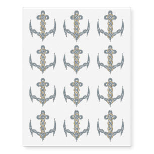 Celtic Anchor 1 Temporary Tattoos