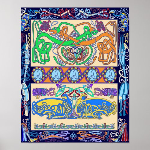 Celtic Animal Kingdom Poster