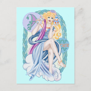 Celtic Aquarius Postcard