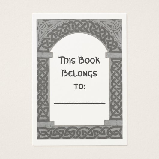 Celtic Archway bookplate (Front)