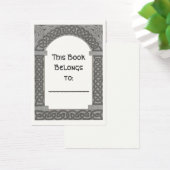 Celtic Archway bookplate (Desk)