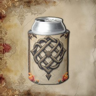 Celtic art and floral splendor in warm tones.  can cooler