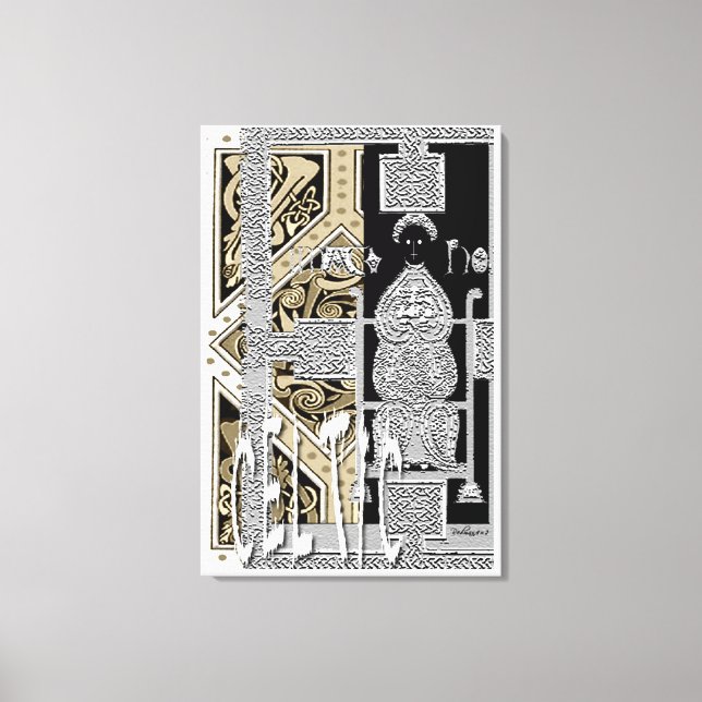 Celtic Art Design Canvas Print (Front)