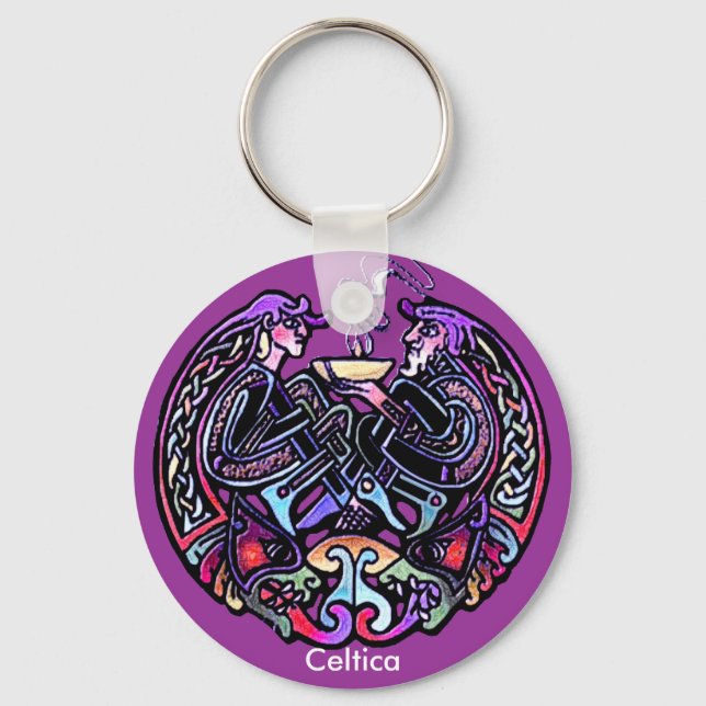 Celtic Art Design Keychain (Front)