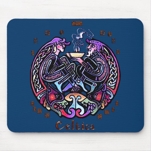 Celtic Art Design Mouse Pad (Front)