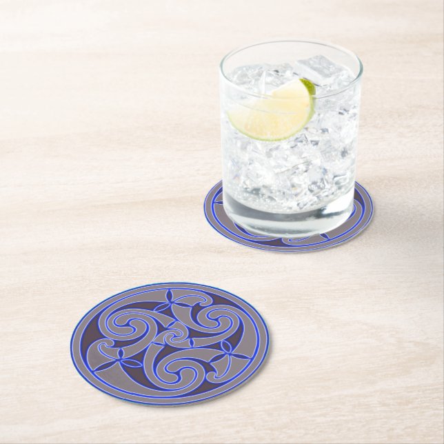Celtic Art & Design Paper Coasters (Insitu)