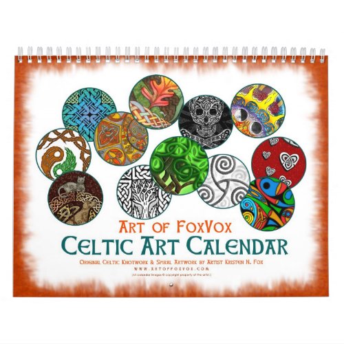 Celtic Art Designs Wall Calendar