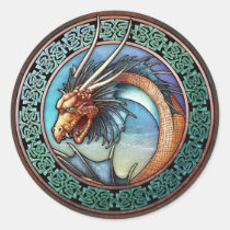 Celtic Art Dragon Stickers