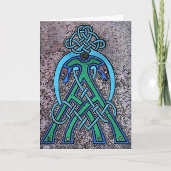 Celtic Art Greetings Card by Keltwind at Zazzle