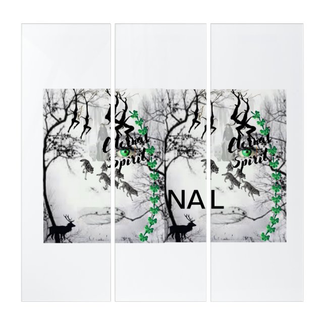 celtic art. Tuatha de danaan inspired Triptych (Front)