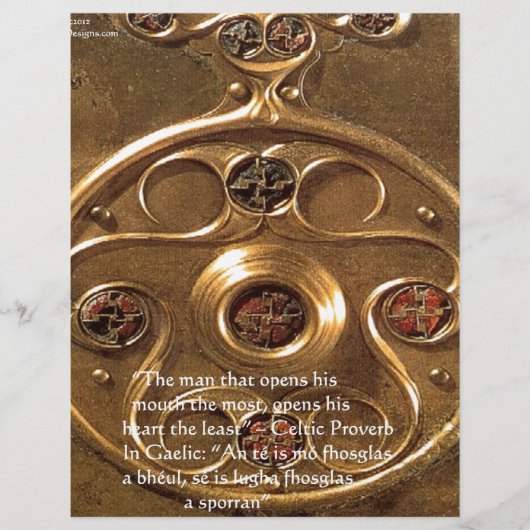Celtic Artifact & Proverb Gifts & Cards (Front)