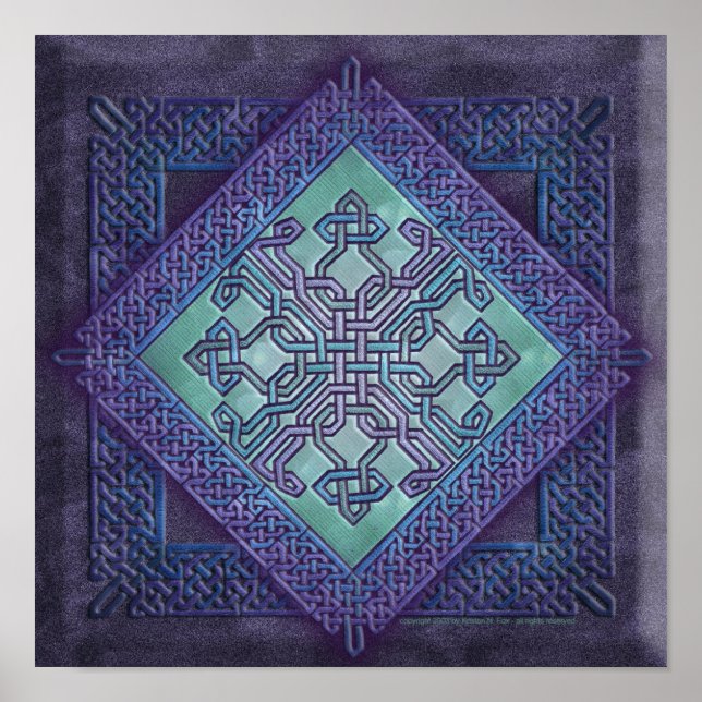 Celtic Avant Garde Fine Art Poster (Front)