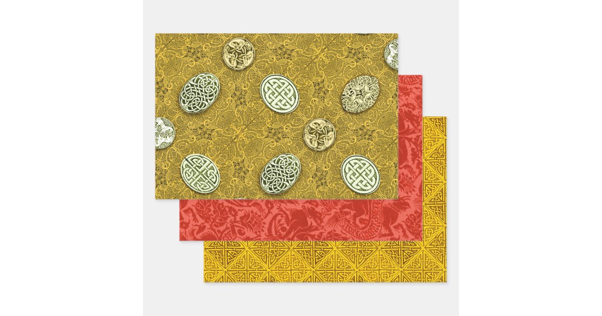 Celtic Banquet Sampler Wrapping Paper Sheets | Zazzle