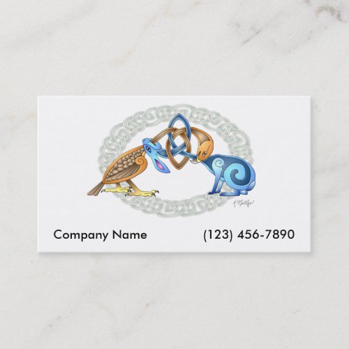 Celtic Bird and Rabbit with Frame