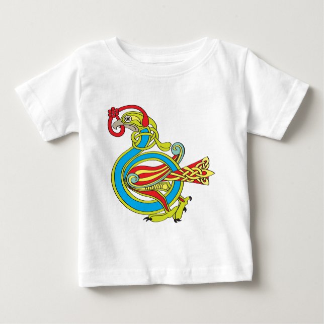 Celtic Bird Baby T-Shirt (Front)