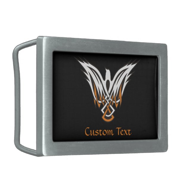 Celtic Bird Belt Buckle (Front Left)