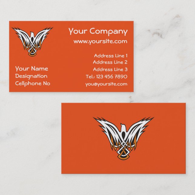 Celtic Bird Business Card (Front/Back)