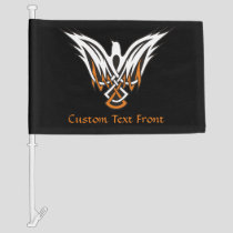 Celtic Bird Car Flag