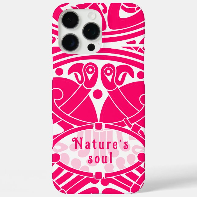 Celtic Bird Circle Pattern Personalized iPhone Case-Mate iPhone Case (Back)